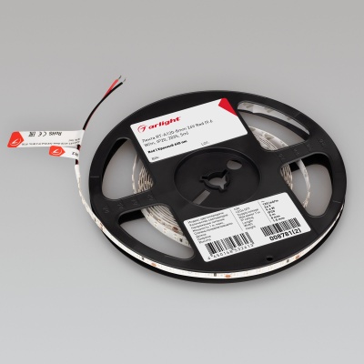 Лента RT-A120-8mm 24V Red (9.6 W/m, IP20, 2835, 5m) (Arlight, 9.6 Вт/м, IP20) ARLIGHT Арт. 008781(2)