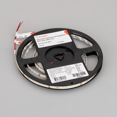 Лента RT-A128-8mm 24V Day4000 (10 W/m, IP20, 5m) (Arlight, высок.эфф.150 лм/Вт) ARLIGHT Арт. 036211(1)