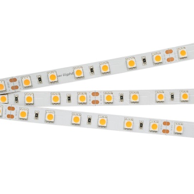 Светодиодная лента RT 2-5000 24V White6000 2x (5060, 300 LED, LUX) (Arlight, 14.4 Вт/м, IP20)