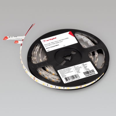 Лента RT-B60-10mm 24V Warm3000 (14.4 W/m, IP20, 5060, 5m) (Arlight, Открытый) ARLIGHT Арт. 028589(2)