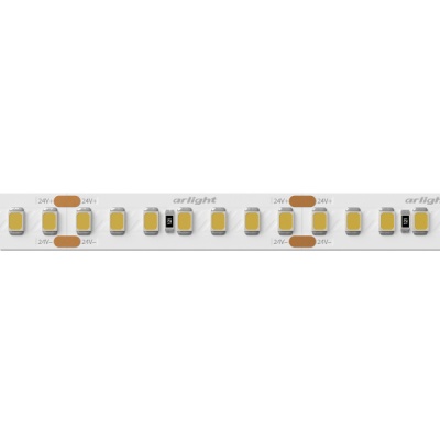 Светодиодная лента RT 2-5000 24V Warm3000 3x (2835, 840 LED, LUX) (Arlight, 17 Вт/м, IP20)