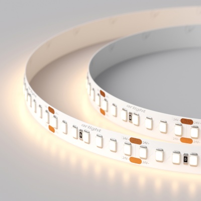 Лента RT-A168-10mm 24V Warm3000 (17 W/m, IP20, 2835, 5m) (Arlight, Открытый) ARLIGHT Арт. 020392(2)