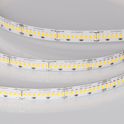Светодиодная лента ULTRA-A288-10mm 24V Warm2700 (17 W/m, IP20, 5m) (Arlight, высок.эфф.200 лм/Вт)