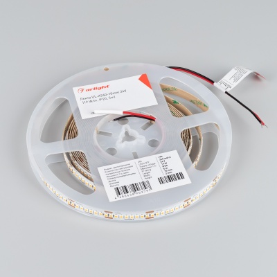 Лента UL-A240-10mm 24V Warm2700 (19 W/m, IP20, 5m) (Arlight, 7 лет) ARLIGHT Арт. 048129