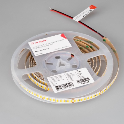 Лента ULTRA-C180-10mm 24V White6000 (19.2 W/m, IP20, 5630, 5m) (Arlight, высок.эфф.200 лм/Вт) ARLIGHT Арт. 040246