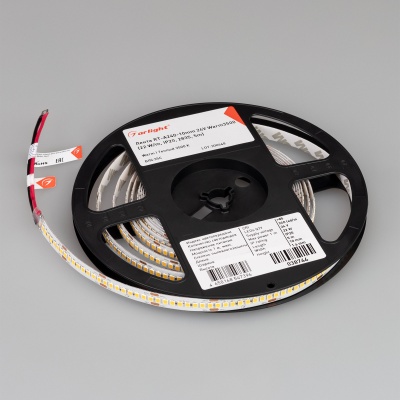 Лента RT-A240-10mm 24V Warm3500 (22 W/m, IP20, 2835, 5m) (Arlight, высок.эфф.150 лм/Вт) ARLIGHT Арт. 038744