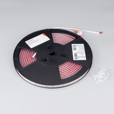 Светодиодная лента герметичная RTW-PS-A160-10mm 24V White6000 (12 W/m, IP67, 2835, 5m) (Arlight, 12 Вт/м, IP67)