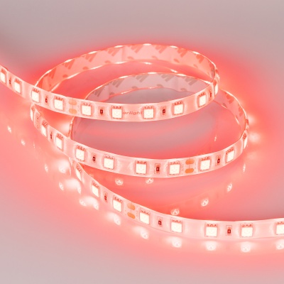 Лента RTW 2-5000SE 24V Red 2x (5060, 300 LED, LUX) (Arlight, 14.4 Вт/м, IP65) ARLIGHT Арт. 015597