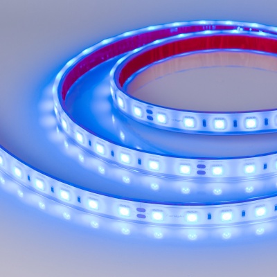 Лента герметичная RTW-PFS-B60-13mm 24V Blue (14.4 W/m, IP68, 5060, 5m) (Arlight, 14.4 Вт/м, IP68) ARLIGHT Арт. 036171
