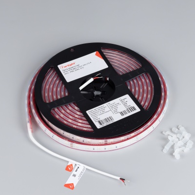 Светодиодная лента герметичная RTW-PFS-B60-13mm 24V Green (14.4 W/m, IP68, 5060, 5m) (Arlight, -)