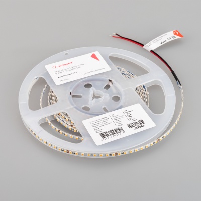 Лента RT-A160-5mm 24V Warm2700 (9.6 W/m, IP20, 2835, 5m) (Arlight, Открытый) ARLIGHT Арт. 037803