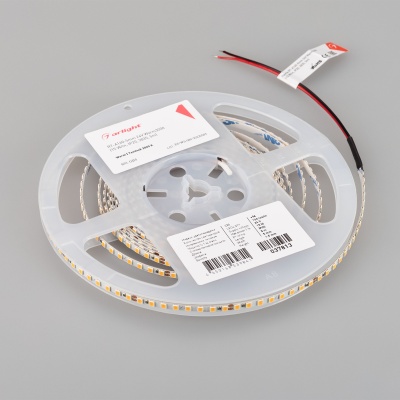 Лента RT-A160-5mm 24V Warm3000 (15 W/m, IP20, 2835, 5m) (Arlight, Открытый) ARLIGHT Арт. 037813