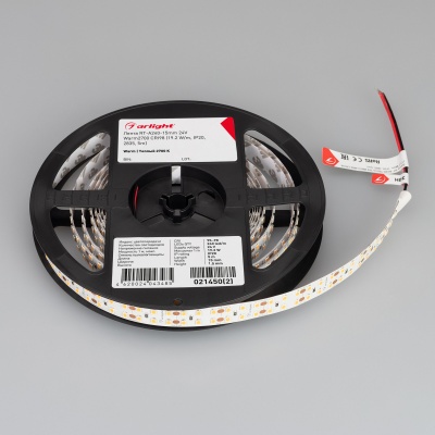 Лента RT-A240-15mm 24V Warm2700 CRI98 (19.2 W/m, IP20, 2835, 5m) (Arlight, Открытый) ARLIGHT Арт. 021450(2)