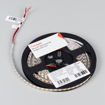 Лента FC-A120-5mm 24V Warm3500-CX1 (10 W/m, IP20, 5m) (Arlight, резка 1 светодиод) ARLIGHT Арт. 052780