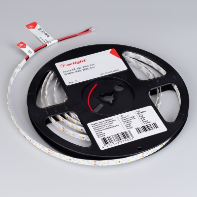 Лента RZ-A80-8mm 24V Day4000 (8 W/m, IP20, 2835, 5m) (Arlight, -) ARLIGHT Арт. 046013