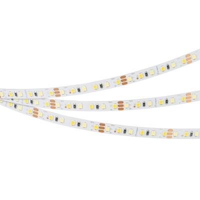 Светодиодная лента RT-A120-8mm 12V White-MIX (9.6 W/m, IP20, 2835, 5m) (Arlight, Изменяемая ЦТ)