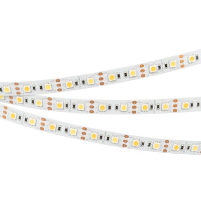 Светодиодная лента RT-B60-12mm 12V White-MIX (14.4 W/m, IP20, 5060, 5m) (Arlight, Изменяемая ЦТ)