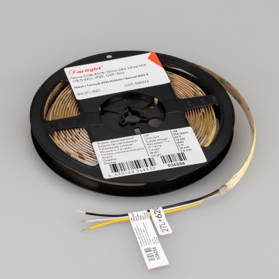 Лента COB-X576-10mm 24V White-MIX (16.5 W/m, IP20, CSP, 5m) (Arlight, Изменяемая ЦТ) ARLIGHT Арт. 036206