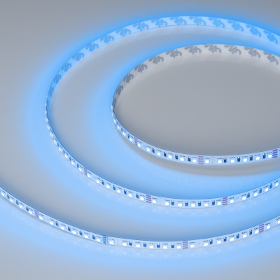 Светодиодная лента RT-G120-8mm 24V RGB (11 W/m, IP20, 3838, 5m) (Arlight, Открытый)