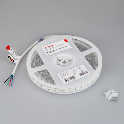 Лента герметичная RTW-PU-B60-12.5mm 24V RGB (14.4 W/m, IP68, 5060, 5m) (Arlight, -) ARLIGHT Арт. 029515(2)