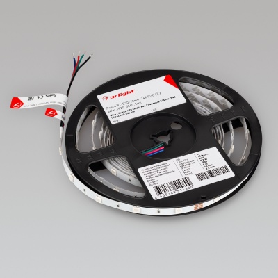 Лента RT-B30-10mm 24V RGB (7.2 W/m, IP20, 5060, 5m) (Arlight, Открытый) ARLIGHT Арт. 022066(2)