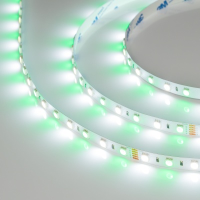 Лента RT-B60-10mm 24V RGBW-White (14.4 W/m, IP20, 5060, 5m) (Arlight, Открытый) ARLIGHT Арт. 018325(2)