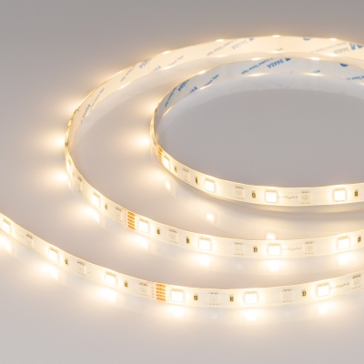 Лента RTW-SE-B60-10mm 24V RGBW-Warm (14.4 W/m, IP65, 5060, 5m) (Arlight, Открытый) ARLIGHT Арт. 034185