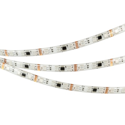 Светодиодная лента герметичная DMX-SE-B60-10mm 12V RGB-PX3 (14 W/m, IP65, 5060, 5m) (Arlight, -)