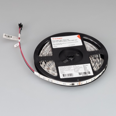 Лента DMX-B60-10mm 24V RGB-PX6 (15 W/m, IP20, 5060, 5m) (Arlight, -) ARLIGHT Арт. 033448