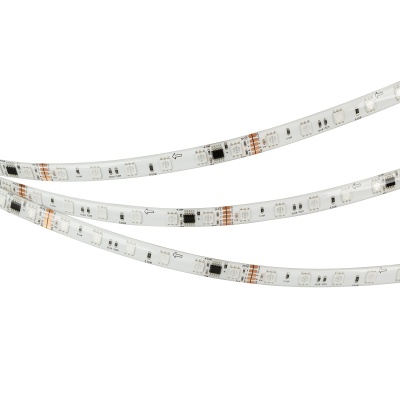 Лента герметичная DMX-SE-B60-10mm 24V RGB-PX6 (14 W/m, IP65, 5060, 5m) (Arlight, -) ARLIGHT Арт. 039607