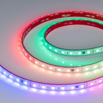 Лента герметичная DMX-PFS-B60-12mm 24V RGB-PX6 (14 W/m, IP68, 5060, 5m) (Arlight, -) ARLIGHT Арт. 039608