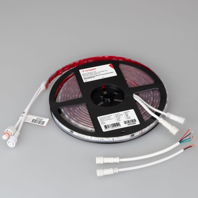 Лента герметичная DMX-PFS-B60-12mm 24V RGB-PX6 (14 W/m, IP68, 5060, 5m) (Arlight, -) ARLIGHT Арт. 039608