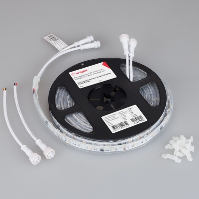 Лента герметичная SPI-P-B30-12mm 12V RGB-PX3 (7.2W/m, IP66, 5060, 5m) (Arlight, бегущий огонь) ARLIGHT Арт. 026370(3)