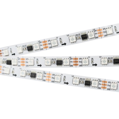 Лента SPI-B60-10mm 12V RGB-PX3 (14.4 W/m, IP20, 5060, 5m) (Arlight, Открытый, IP20) ARLIGHT Арт. 026367(2)