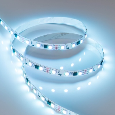 Лента SPI-B60-10mm 12V RGB-PX3 (14.4 W/m, IP20, 5060, 5m) (Arlight, Открытый, IP20) ARLIGHT Арт. 026367(2)