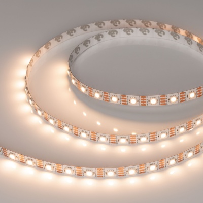 Лента SPI-B60-10mm 12V Warm3000-PX1-RAM (9.3 W/m, IP20, 5060, 5m) (Arlight, бегущий огонь) ARLIGHT Арт. 037827