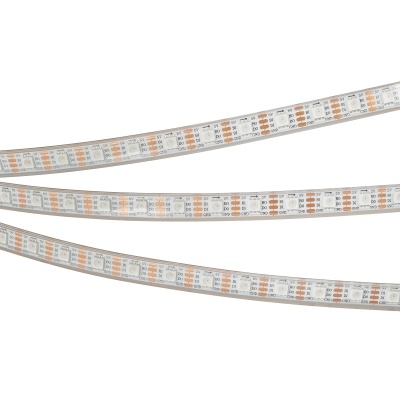 Лента герметичная SPI-P-B60-12mm 5V RGB-PX1-BPT (12 W/m, IP66, 5060, 5m) (Arlight, бегущий огонь) ARLIGHT Арт. 041167