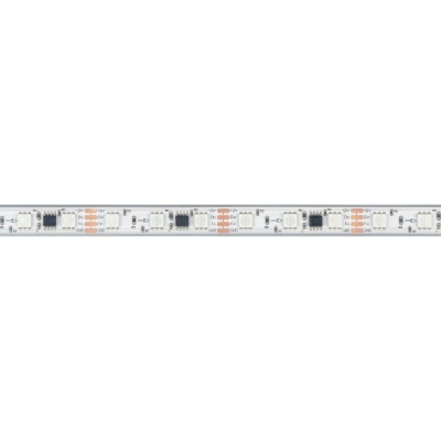 Лента герметичная SPI-PS-B60-12mm 12V RGB-PX3-BPT (12 W/m, IP67, 5060, 5m) (Arlight, бегущий огонь) ARLIGHT Арт. 039599