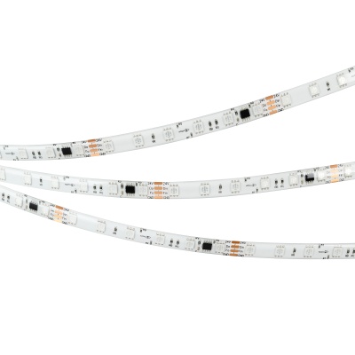 Лента герметичная SPI-SE-B60-10mm 24V RGB-PX6-BPT (12 W/m, IP65, 5060, 5m) (Arlight, бегущий огонь) ARLIGHT Арт. 039601