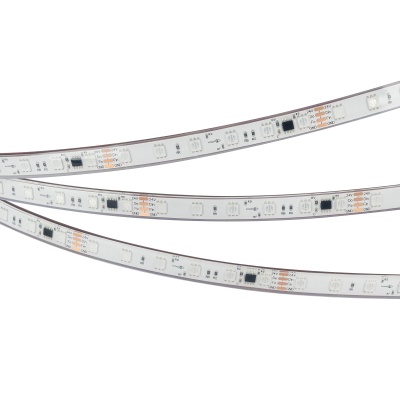 Лента герметичная SPI-PFS-B60-12mm 24V RGB-PX6-BPT (12 W/m, IP68, 5060, 5m) (Arlight, бегущий огонь) ARLIGHT Арт. 039602