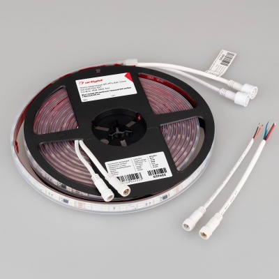 Лента герметичная SPI-PFS-B60-12mm 24V RGB-PX6-BPT (12 W/m, IP68, 5060, 5m) (Arlight, бегущий огонь) ARLIGHT Арт. 039602