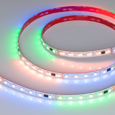 Лента SPI-BA120-12mm 24V RGBW-Warm-PX6-BPT (16 W/m, IP20, 5060/2835, 5m) (Arlight, бегущий огонь) ARLIGHT Арт. 040620