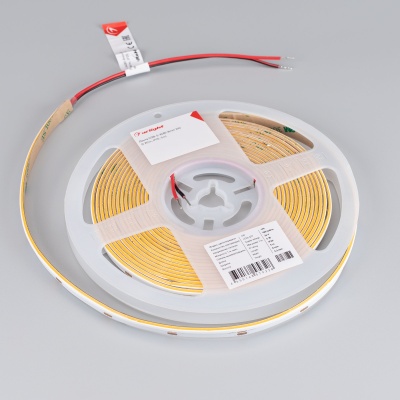 Светодиодная лента COB-S-X480-8mm 24V White6000 (6 W/m, IP20, 5m) (Arlight, боковое свечение)