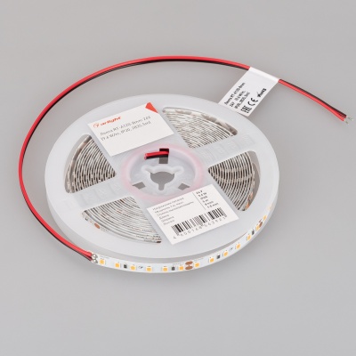 Лента RT-A120-8mm 24V Scarlet (9.6 W/m, IP20, 2835, 5m) (Arlight, -) ARLIGHT Арт. 043383