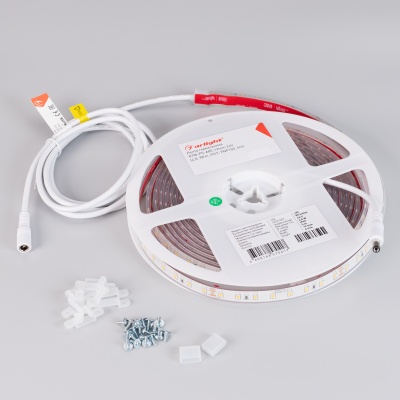 Светодиодная лента герметичная RTW-PS-A80-12mm 24V Warm3000 (4.8 W/m, IP67, TWP100, 5m) (Arlight, -)