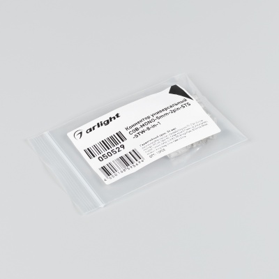 Коннектор универсальный COB-MONO-5mm-2pin-STS-STW-8-in-1 (Arlight, IP20 Пластик)