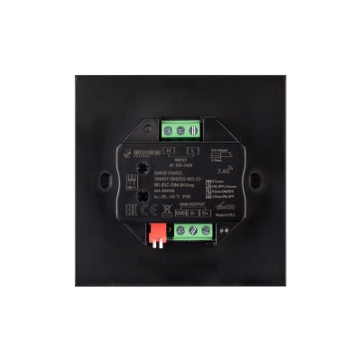 INTELLIGENT ARLIGHT Кнопочная панель SMART-DMX512-801-22-8G-8SC-DIM-IN Grey (230V, 2.4G) (IARL, IP20 Пластик, 5 лет)