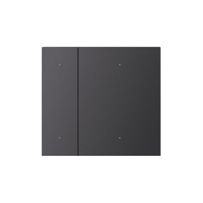 INTELLIGENT ARLIGHT Накладка панели KNX-23-2G-SUF Dark Grey (Backlight) (IARL, IP20 Металл, 2 года)