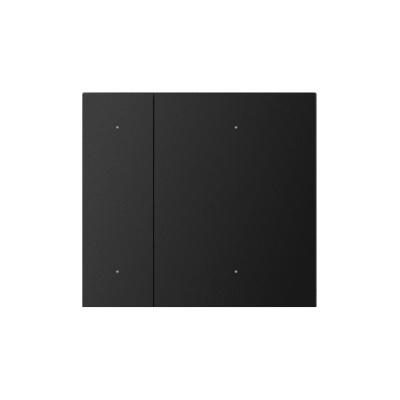 INTELLIGENT ARLIGHT Накладка панели KNX-23-2G-SUF Black (Backlight) (IARL, IP20 Металл, 2 года)