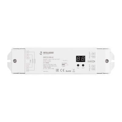 INTELLIGENT ARLIGHT Релейный модуль SMART-DALI-702-62-SUF (230V, 2x5A) (IARL, IP20 Пластик, 5 лет)